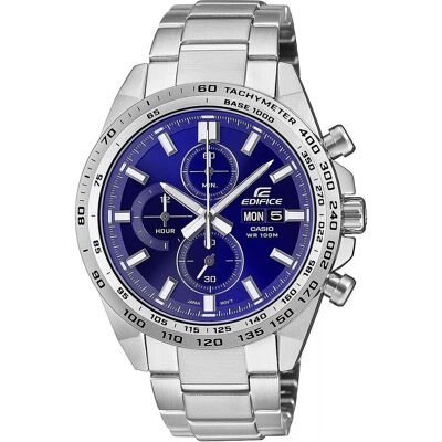 Casio Armbanduhr, Edifice EFR-574D-2AVUEF (198), Silber, (Chronograph, 42 mm) Casio Armbanduhr, Edifice EFR-574D-2AVUEF (198), Silber, (Chronograph, 42 mm)