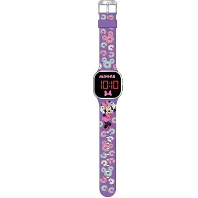 Accutime, Armbanduhr, LED-Kinderuhr Disneys Minnie Maus (lila), Digitaluhr mit LED-Anzeige für Uhrzeit und Dat..., Violett, (Digitaluhr, 38 mm) Accutime, Armbanduhr, LED-Kinderuhr Disneys Minnie Maus (lila), Digitaluhr mit LED-Anzeige für Uhrzeit und Dat..., Violett, (Digitaluhr, 38 mm)