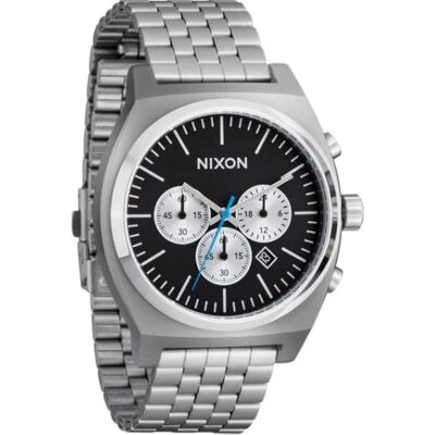 Nixon, Armbanduhr, Gemengd analoges Quarzarmbanduhr, Silber, (Analoguhr, 42 mm) Nixon, Armbanduhr, Gemengd analoges Quarzarmbanduhr, Silber, (Analoguhr, 42 mm)