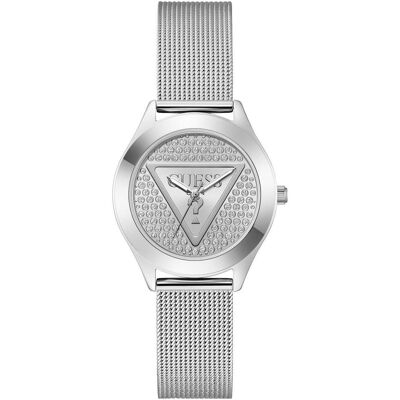 Guess Armbanduhr, - Silberfarbene Analoguhr GW0835L1 für Damen, Silber, (Analoguhr) Guess Armbanduhr, - Silberfarbene Analoguhr GW0835L1 für Damen, Silber, (Analoguhr)