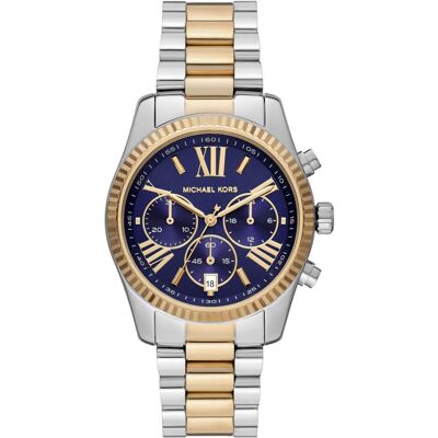 Michael Kors, Armbanduhr, Lexington, Blau, (Chronograph, 38 mm) Michael Kors, Armbanduhr, Lexington, Blau, (Chronograph, 38 mm)