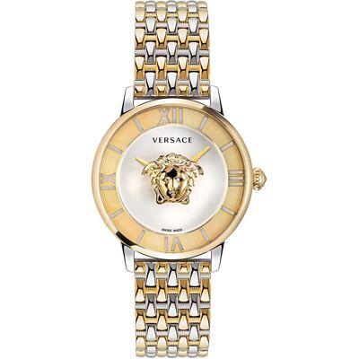 Versace, Armbanduhr, L'Orologio Medusa, Gold, Silber, (Analoguhr, 38 mm) Versace, Armbanduhr, L'Orologio Medusa, Gold, Silber, (Analoguhr, 38 mm)