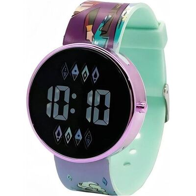 Accutime, Armbanduhr, Frozen Die Eisprinzessin Kinder LED Uhr Rund, Wechselbare Batterie Accutime, Armbanduhr, Frozen Die Eisprinzessin Kinder LED Uhr Rund, Wechselbare Batterie