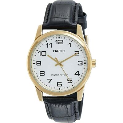 Casio Armbanduhr, Standard, Schwarz, Weiss, Gold, Blau, (38 mm) Casio Armbanduhr, Standard, Schwarz, Weiss, Gold, Blau, (38 mm)