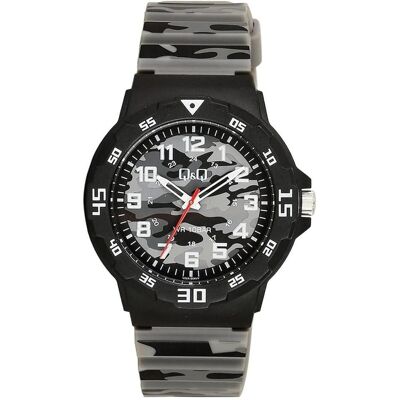 Q&Q, Armbanduhr, Herrenuhr V02A-009VY (Ø 43 mm), Schwarz, (43 mm) Q&Q, Armbanduhr, Herrenuhr V02A-009VY (Ø 43 mm), Schwarz, (43 mm)