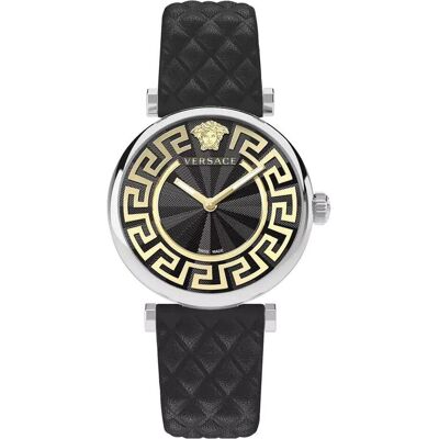 Versace, Armbanduhr, VE1CA0123 Lady, Schwarz, Gold, (Analoguhr, Swiss Made, 35 mm) Versace, Armbanduhr, VE1CA0123 Lady, Schwarz, Gold, (Analoguhr, Swiss Made, 35 mm)