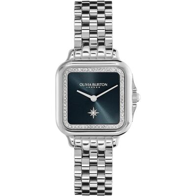 Olivia Burton, Armbanduhr, Womens Analogue Quartz Watch with Stainless Steel Bracelet 24000083 Blue Bracelet Blue strappy, Blau, (Analoguhr, 32 mm) Olivia Burton, Armbanduhr, Womens Analogue Quartz Watch with Stainless Steel Bracelet 24000083 Blue Bracelet Blue strappy, Blau, (Analoguhr, 32 mm)