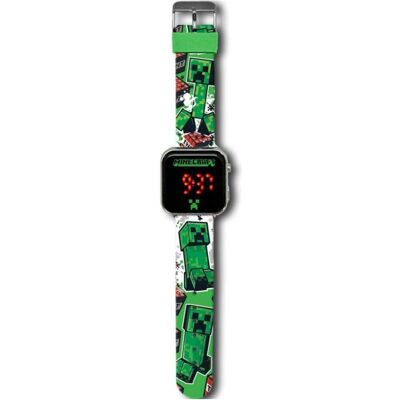 Rocco Giocattoli, Armbanduhr, Minecraft Digital Watch W/Led, Schwarz, (Digitaluhr) Rocco Giocattoli, Armbanduhr, Minecraft Digital Watch W/Led, Schwarz, (Digitaluhr)