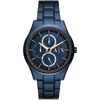Giorgio Armani Exchange, Armbanduhr, Dante AX1881 Herrenuhr + Box, Blau, Weiss, Schwarz, Kupfer, (42 mm) Giorgio Armani Exchange, Armbanduhr, Dante AX1881 Herrenuhr + Box, Blau, Weiss, Schwarz, Kupfer, (42 mm)