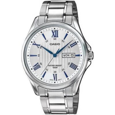 Casio Armbanduhr, MQ-38-2A, Silber, (Analoguhr, 42 mm) Casio Armbanduhr, MQ-38-2A, Silber, (Analoguhr, 42 mm)