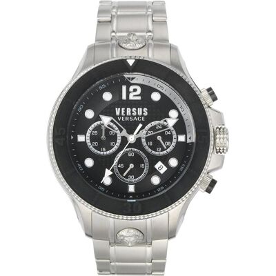 Versace, Armbanduhr, Volta, Silber, (Analoguhr, 49 mm) Versace, Armbanduhr, Volta, Silber, (Analoguhr, 49 mm)