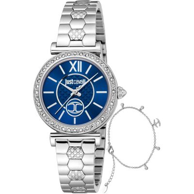 Just Cavalli, Armbanduhr, SET Varenna - JC1L273M0045, Silber, (Analoguhr, 30 mm) Just Cavalli, Armbanduhr, SET Varenna - JC1L273M0045, Silber, (Analoguhr, 30 mm)