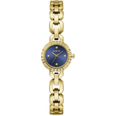 Guess Armbanduhr, Siren GW1019L2, Blau, Türkis, Gold, (Analoguhr, 22 mm) Guess Armbanduhr, Siren GW1019L2, Blau, Türkis, Gold, (Analoguhr, 22 mm)