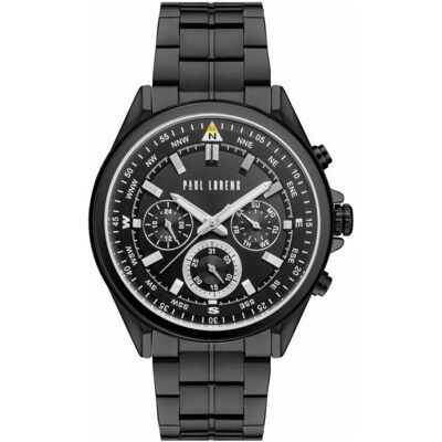 Paul Lorens, Armbanduhr, Zegarek Zegarek męski - KODARI - PL20009B-1A5, Schwarz, Silber, (Analoguhr, Chronograph, 45 mm) Paul Lorens, Armbanduhr, Zegarek Zegarek męski - KODARI - PL20009B-1A5, Schwarz, Silber, (Analoguhr, Chronograph, 45 mm)