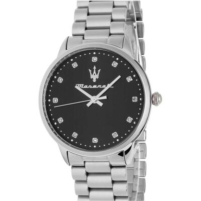 Maserati, Armbanduhr, Tradizione Diamandi, Silber, (Analoguhr, 36 mm) Maserati, Armbanduhr, Tradizione Diamandi, Silber, (Analoguhr, 36 mm)
