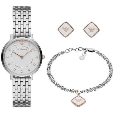 Giorgio Armani Emporio Armani, Armbanduhr, AR80023, Silber, (32 mm) Giorgio Armani Emporio Armani, Armbanduhr, AR80023, Silber, (32 mm)