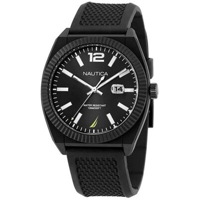 Nautica, Armbanduhr, Plage du Pacifique, Schwarz, (Chronograph, 41 mm) Nautica, Armbanduhr, Plage du Pacifique, Schwarz, (Chronograph, 41 mm)