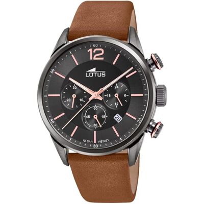 Lotus Armbanduhr, 18687/2 Chronograph, Braun, Schwarz, (Chronograph, 43 mm) Lotus Armbanduhr, 18687/2 Chronograph, Braun, Schwarz, (Chronograph, 43 mm)