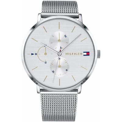 Tommy Hilfiger Armbanduhr, Jenna, Silber, (Analoguhr, 40 mm) Tommy Hilfiger Armbanduhr, Jenna, Silber, (Analoguhr, 40 mm)
