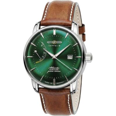 Zeppelin, Armbanduhr, Atlantic 84624 Automatik Uhr 41 mm, Grün, Braun, Silber, (Analoguhr, 42 mm) Zeppelin, Armbanduhr, Atlantic 84624 Automatik Uhr 41 mm, Grün, Braun, Silber, (Analoguhr, 42 mm)
