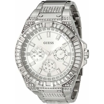 Guess Armbanduhr, - Zeus GW0209G1 (M), Silber, Grau, (Analoguhr, 47 mm) Guess Armbanduhr, - Zeus GW0209G1 (M), Silber, Grau, (Analoguhr, 47 mm)