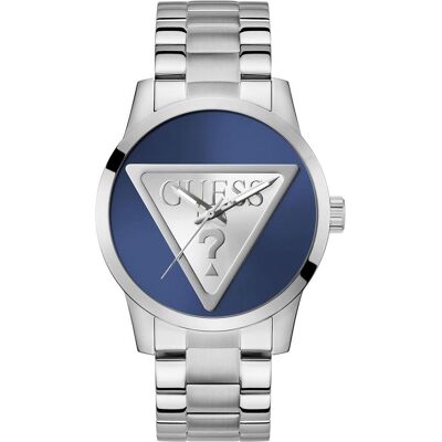 Guess Armbanduhr, - Abzeichen GW0782G3, Blau, Silber, (Analoguhr, 44 mm) Guess Armbanduhr, - Abzeichen GW0782G3, Blau, Silber, (Analoguhr, 44 mm)