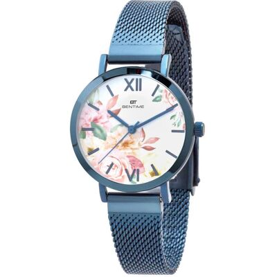 Bentime, Armbanduhr, Women's floral watch 008-9MB-PT610119E (L), (Analoguhr) Bentime, Armbanduhr, Women's floral watch 008-9MB-PT610119E (L), (Analoguhr)