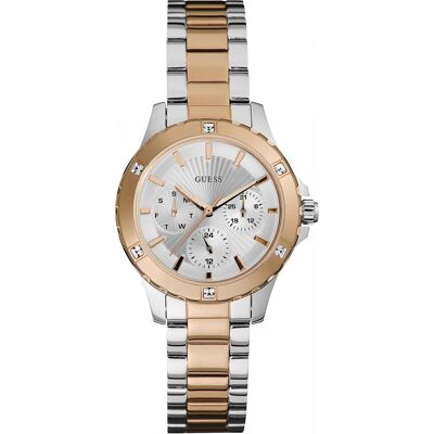 Guess Armbanduhr, Watches LADIES W0443L4, Silber, (Analoguhr) Guess Armbanduhr, Watches LADIES W0443L4, Silber, (Analoguhr)