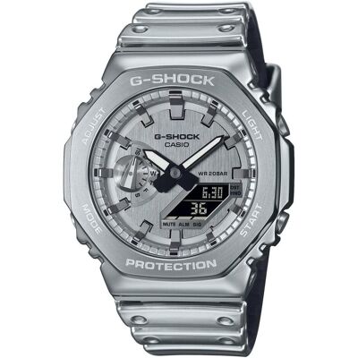 Casio Armbanduhr, GM-2100YM-8AER, Silber, (Chronograph, 49.30 mm) Casio Armbanduhr, GM-2100YM-8AER, Silber, (Chronograph, 49.30 mm)