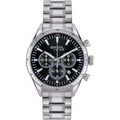 Breil, Armbanduhr, Cronografo Jato, Schwarz, Silber, Blau, (Chronograph) Breil, Armbanduhr, Cronografo Jato, Schwarz, Silber, Blau, (Chronograph)