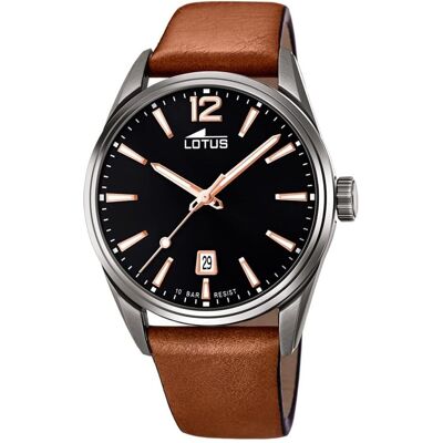 Lotus Armbanduhr, WATCHES Mod. 18685/2, Schwarz, Braun, Grau, Silber, (Chronograph, 42 mm) Lotus Armbanduhr, WATCHES Mod. 18685/2, Schwarz, Braun, Grau, Silber, (Chronograph, 42 mm)