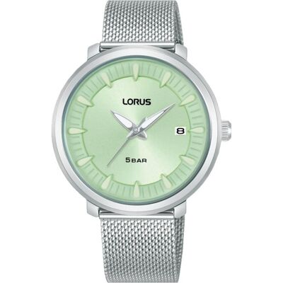 Lorus, Armbanduhr, RG805DX9 Damenuhr 35mm 5ATM, Grün, Silber, (Analoguhr, 35 mm) Lorus, Armbanduhr, RG805DX9 Damenuhr 35mm 5ATM, Grün, Silber, (Analoguhr, 35 mm)