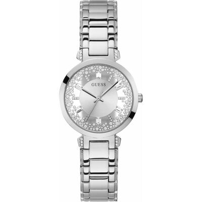 Guess Armbanduhr, Watches LADIES GW0470L1, Silber, (Analoguhr, 33 mm) Guess Armbanduhr, Watches LADIES GW0470L1, Silber, (Analoguhr, 33 mm)