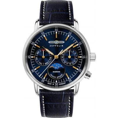 Zeppelin, Armbanduhr, 86353, Blau, (Analoguhr, 36 mm) Zeppelin, Armbanduhr, 86353, Blau, (Analoguhr, 36 mm)