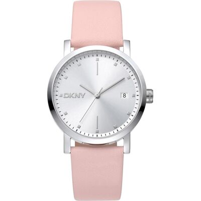 DKNY, Armbanduhr, Soho Midi - DK1L036L0015, Grau, Pink, (Analoguhr, 34 mm) DKNY, Armbanduhr, Soho Midi - DK1L036L0015, Grau, Pink, (Analoguhr, 34 mm)