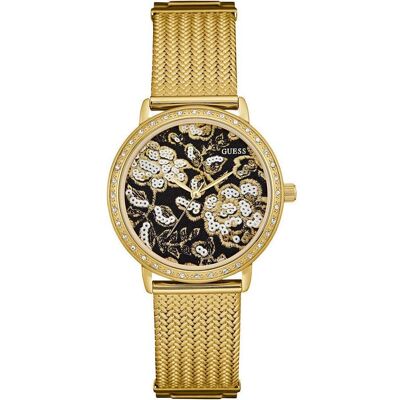 Guess Armbanduhr, Willow, Schwarz, Silber, (Analoguhr, 35 mm) Guess Armbanduhr, Willow, Schwarz, Silber, (Analoguhr, 35 mm)