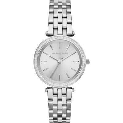 Michael Kors, Armbanduhr, Mini Darci, Silber, (Analoguhr, 33 mm) Michael Kors, Armbanduhr, Mini Darci, Silber, (Analoguhr, 33 mm)