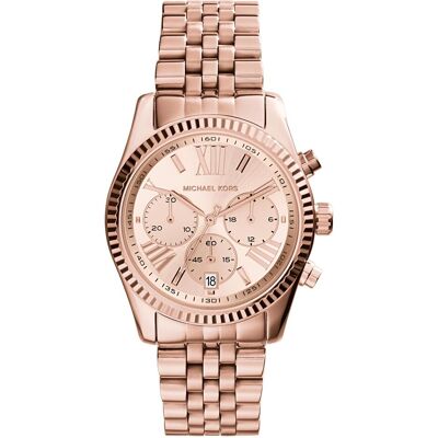 Michael Kors, Armbanduhr, Lexington, Gold, (Analoguhr, Chronograph, 38 mm) Michael Kors, Armbanduhr, Lexington, Gold, (Analoguhr, Chronograph, 38 mm)