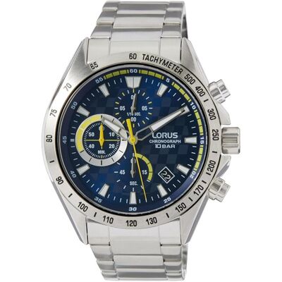 Lorus, Armbanduhr, Sport, Silber, (Analoguhr, Chronograph, 44 mm) Lorus, Armbanduhr, Sport, Silber, (Analoguhr, Chronograph, 44 mm)
