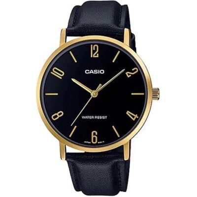 Casio Armbanduhr, MTP-VT01GL-1B2, Schwarz, (Analoguhr, 43 mm) Casio Armbanduhr, MTP-VT01GL-1B2, Schwarz, (Analoguhr, 43 mm)