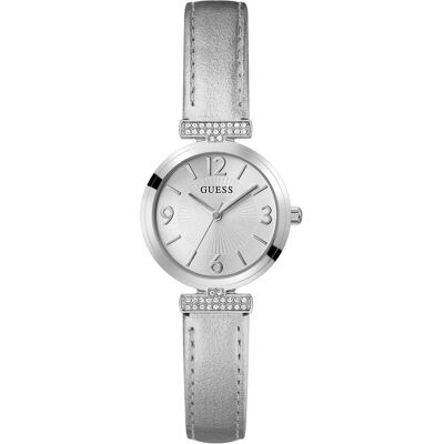 Guess Armbanduhr, Vermutlich Uhren GW0614L1 Melody Horloge Zilver, Silber, (Analoguhr, 28 mm) Guess Armbanduhr, Vermutlich Uhren GW0614L1 Melody Horloge Zilver, Silber, (Analoguhr, 28 mm)