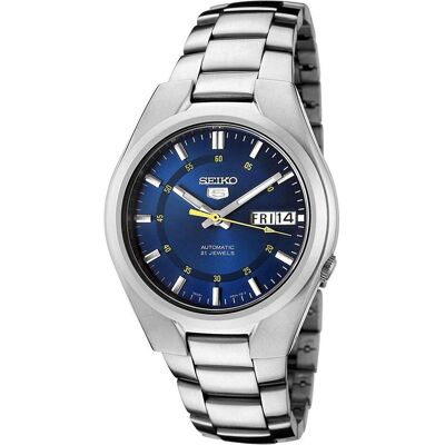 Seiko Armbanduhr, 5 - SNK615K1, Blau, Silber, (Analoguhr, 37 mm) Seiko Armbanduhr, 5 - SNK615K1, Blau, Silber, (Analoguhr, 37 mm)