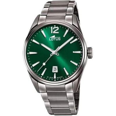 Lotus Armbanduhr, 18684/4 Minimalist, Grau, Grün, (Analoguhr, 42 mm) Lotus Armbanduhr, 18684/4 Minimalist, Grau, Grün, (Analoguhr, 42 mm)