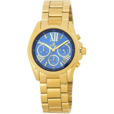 Burgmeister, Armbanduhr, ladies chronograph quartz watch with stainless steel bracelet BM337237, (Chronograph) Burgmeister, Armbanduhr, ladies chronograph quartz watch with stainless steel bracelet BM337237, (Chronograph)