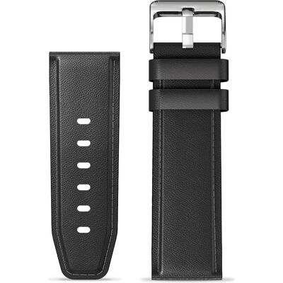 Aligator KOZREM22BK (22 mm, Leder), Uhrenarmband, Schwarz Aligator KOZREM22BK (22 mm, Leder), Uhrenarmband, Schwarz