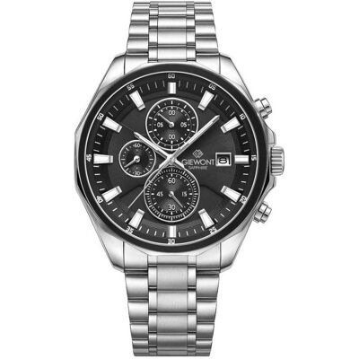 Giewont, Armbanduhr, Zegarek Zegarek Męski Chronograph Sapphire Srebrny GW7290-B2, Grau, Silber, (Analoguhr, Chronograph, 46 mm) Giewont, Armbanduhr, Zegarek Zegarek Męski Chronograph Sapphire Srebrny GW7290-B2, Grau, Silber, (Analoguhr, Chronograph, 46 mm)