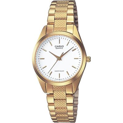Casio Armbanduhr, LTP-1274G-7ADF, Silber, Gold, (37 mm) Casio Armbanduhr, LTP-1274G-7ADF, Silber, Gold, (37 mm)