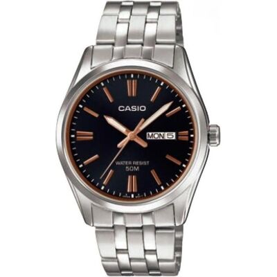 Casio Armbanduhr, MTP-1335D-1A2V, Schwarz, (38 mm) Casio Armbanduhr, MTP-1335D-1A2V, Schwarz, (38 mm)