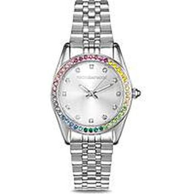 Roccobarocco, Armbanduhr, Solo Tempo, Silber, Rosa, (31 mm) Roccobarocco, Armbanduhr, Solo Tempo, Silber, Rosa, (31 mm)