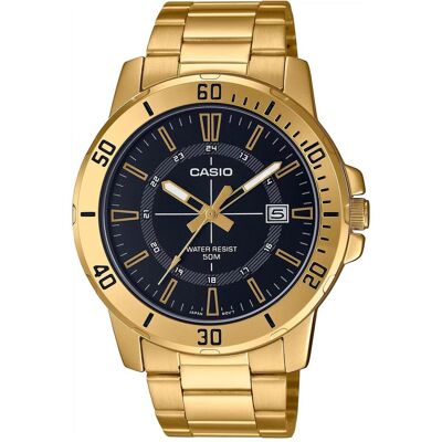 Casio Armbanduhr, Herrenuhr DIVER Schwarz (Ø 45 mm), Schwarz, Gold, (45 mm) Casio Armbanduhr, Herrenuhr DIVER Schwarz (Ø 45 mm), Schwarz, Gold, (45 mm)